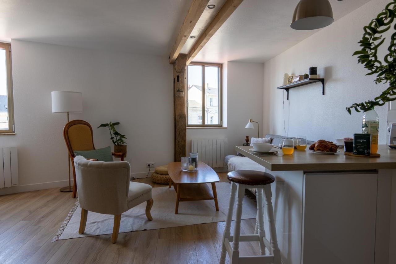 Appartement Duplex Saumur Centre, Refait A Neuf, A Proximite Du Chateau Bagian luar foto